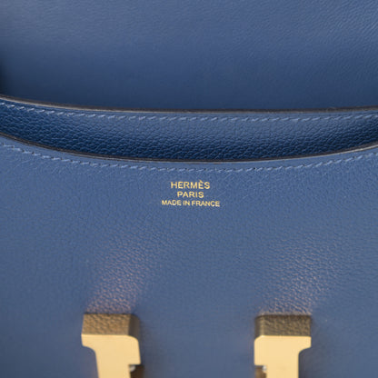 Hermes Evercolor Constance 18 Bleu Brighton 5 of 9
