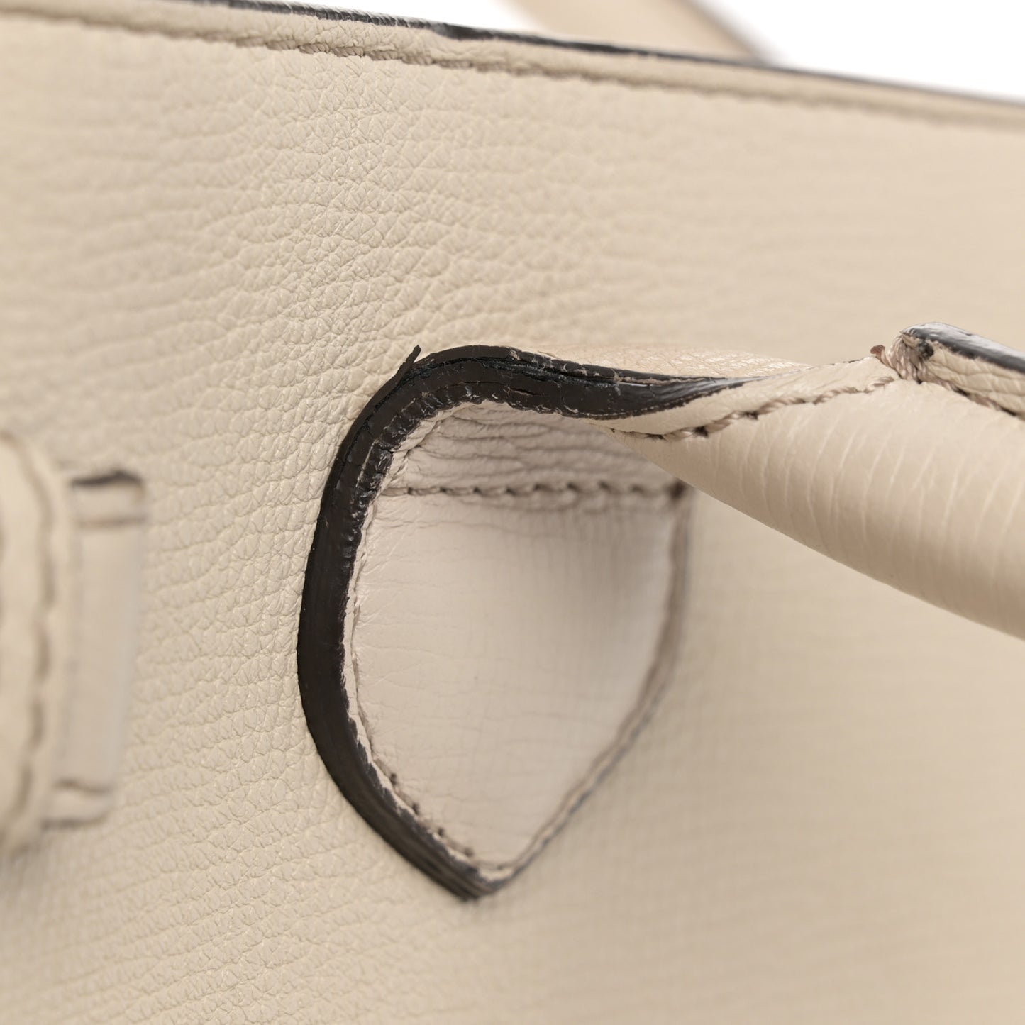Derby Calfskin House Check Medium Banner Tote Limestone