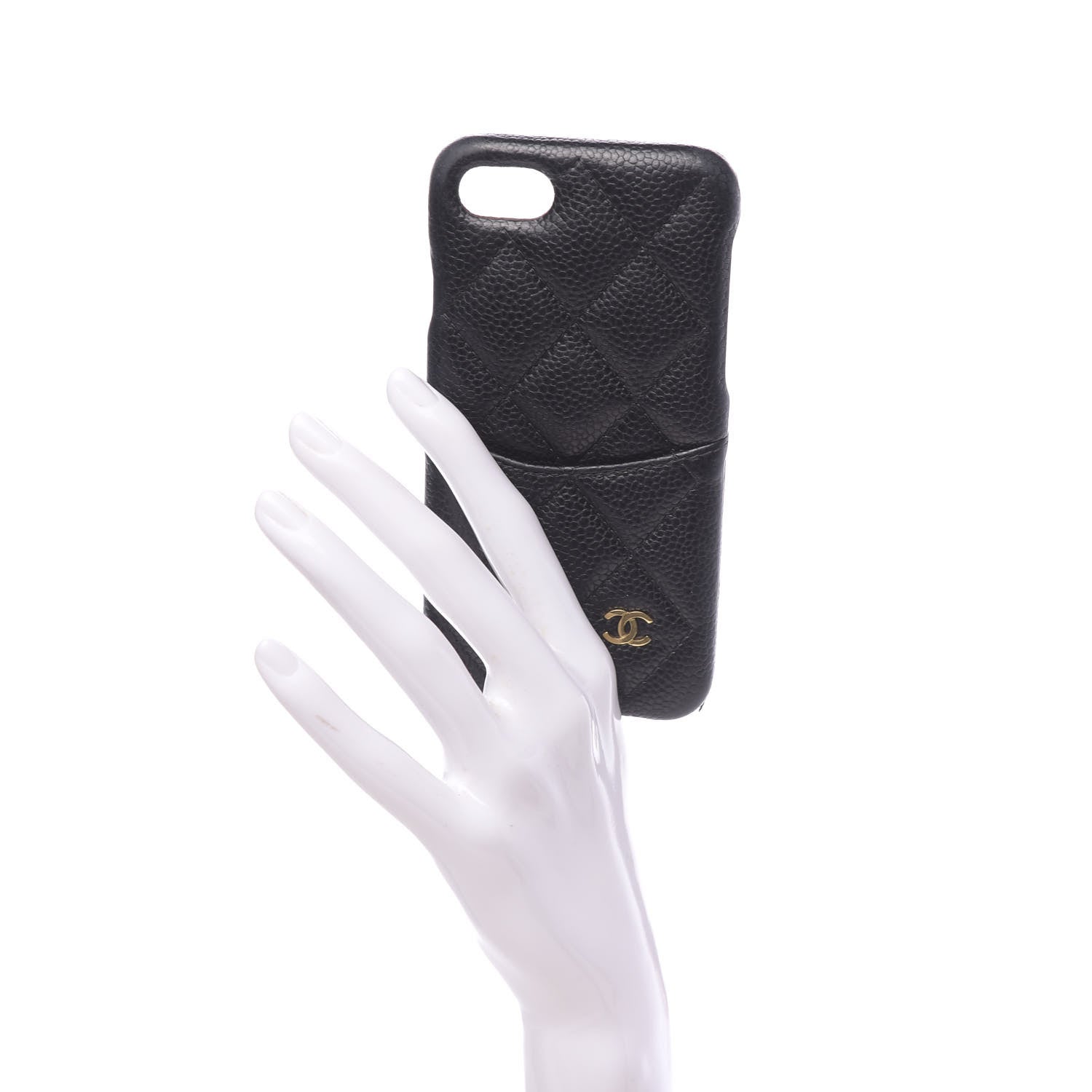 Chanel Caviar Quilted iPhone 7/8 Coco Tech Case Black 2 of 7