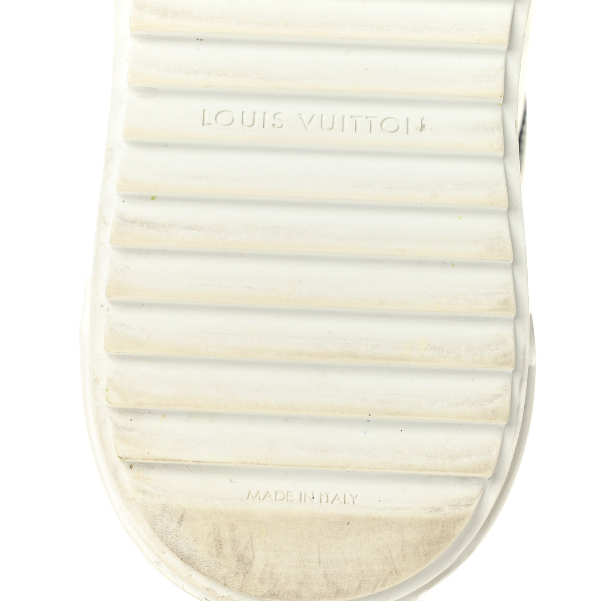 Louis Vuitton Monogram Embossed Calfskin Time Out Sneakers 37 White Black 7 of 10