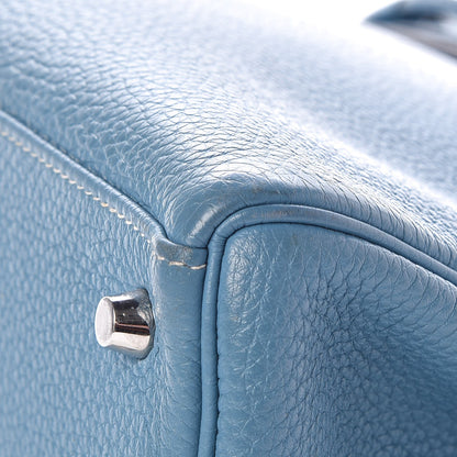 Hermes Togo Kelly Retourne 32 Blue Jean 14 of 16