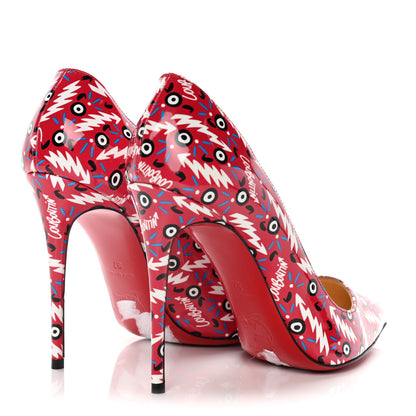 Christian Louboutin Patent Ginzana Pigalle Follies 100 Pumps 37 Loubi 4 of 11