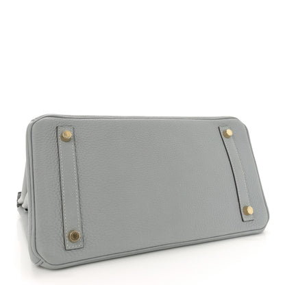 Hermes Togo Birkin 30 Bleu Glacier 4 of 14