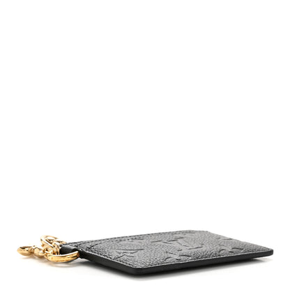 Louis Vuitton Empreinte Monogram LV Charms Card Holder Black 4 of 8