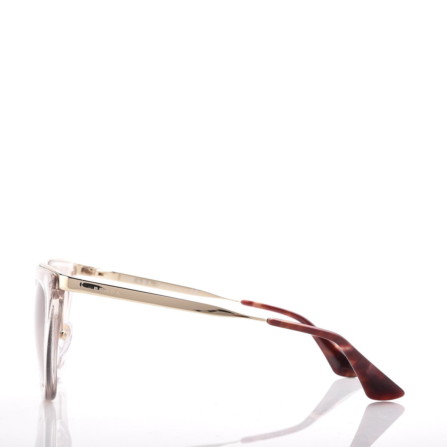 Prada Cinema Sunglasses SPR 53S Transparent Brown 3 of 7