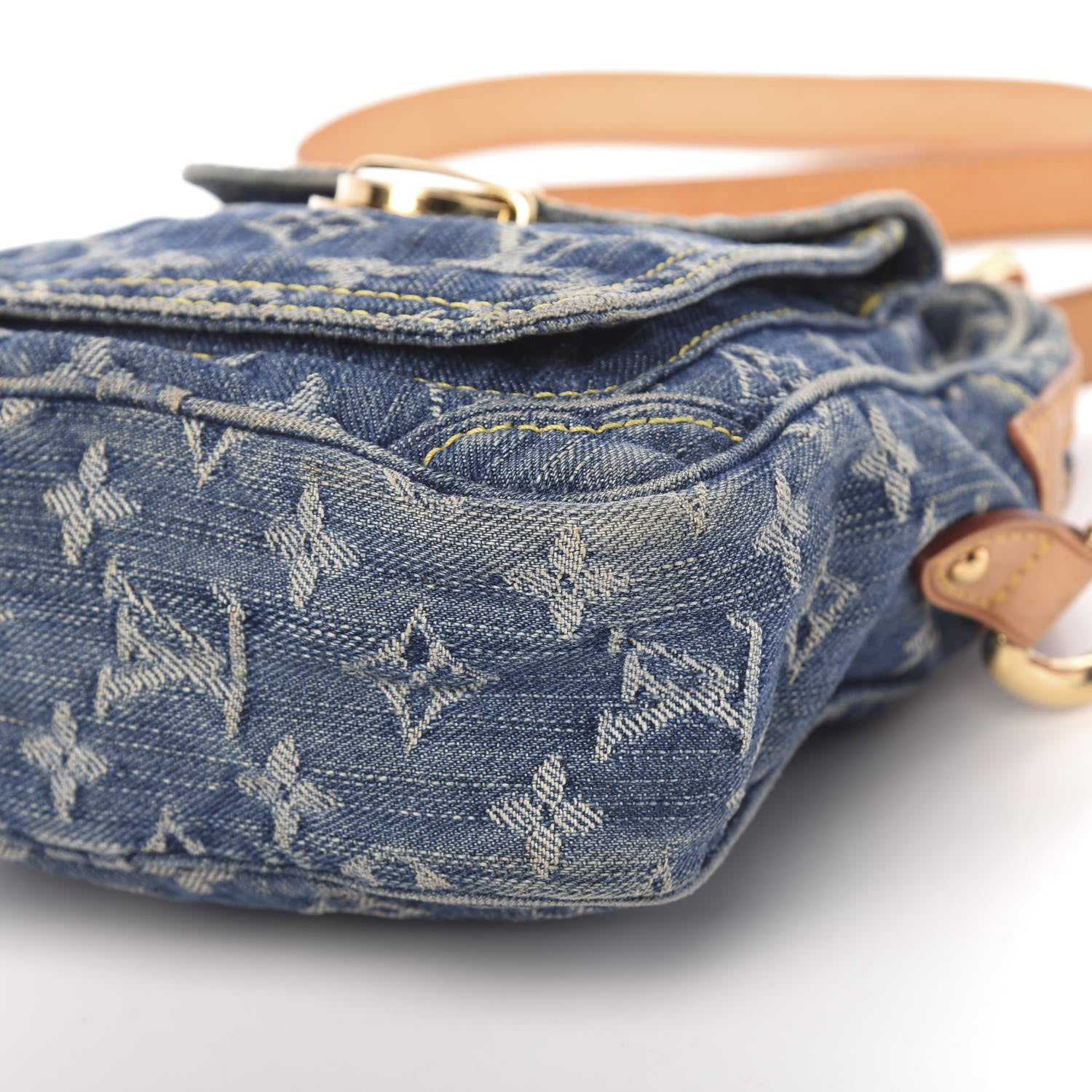 Louis Vuitton Denim Camera Bag Blue 10 of 11