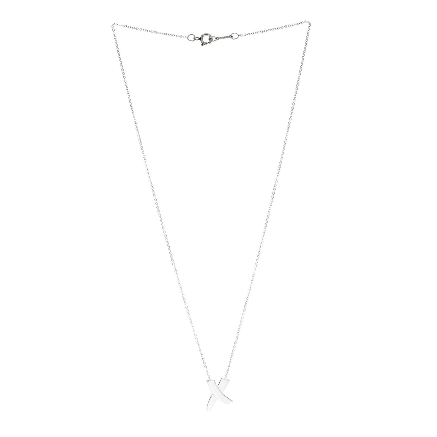 Sterling Silver Paloma Picasso Graffiti X Pendant Necklace
