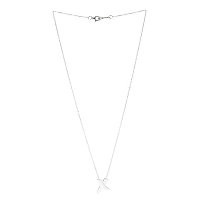 Tiffany Sterling Silver Paloma Picasso Graffiti X Pendant Necklace 3 of 6