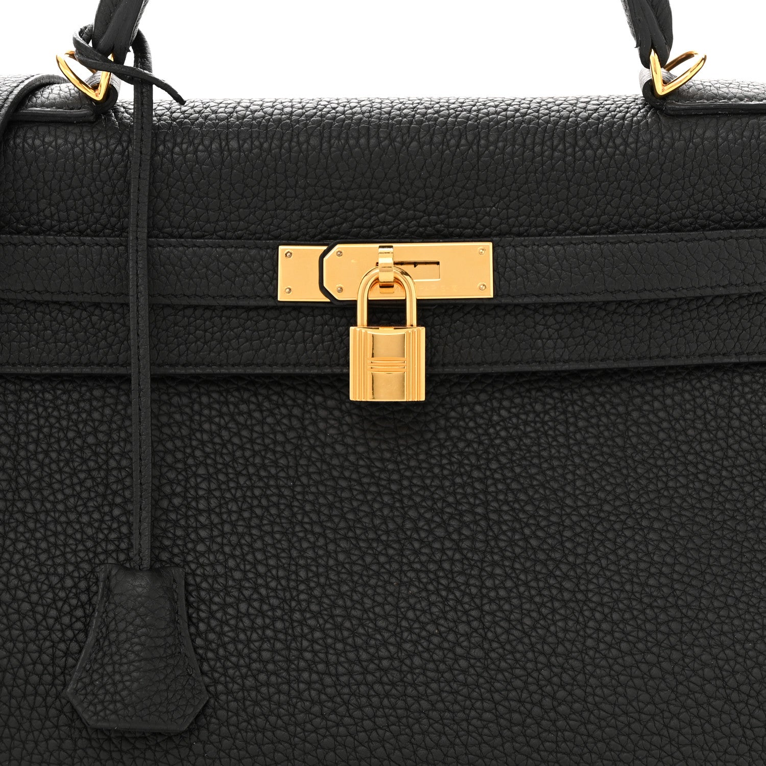 Hermes Togo Kelly Retourne 32 Black 8 of 12