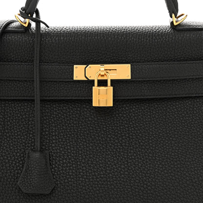 Hermes Togo Kelly Retourne 32 Black 8 of 12