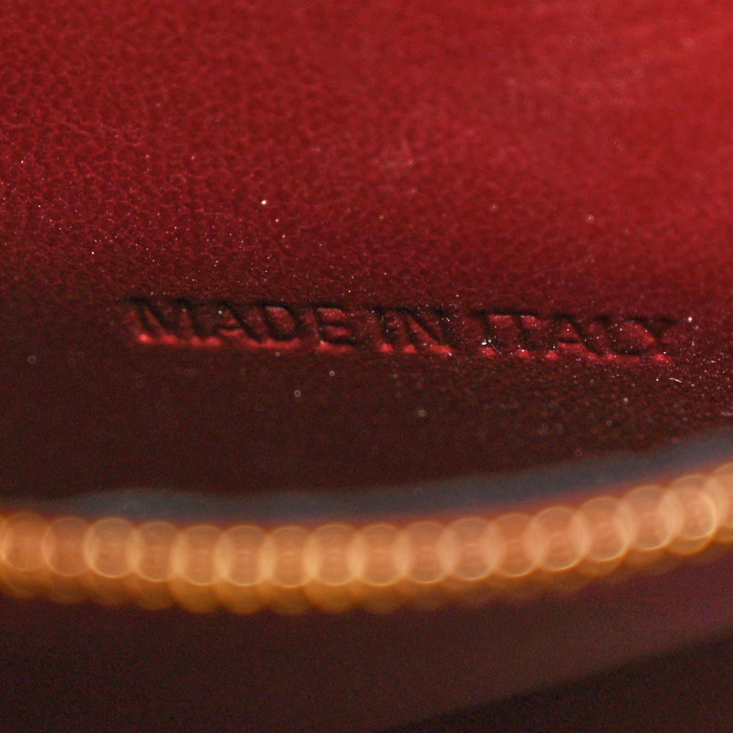 Balenciaga Shiny Calfskin Crocodile Embossed Small Hourglass Top Handle Bag Dark Red 7 of 12