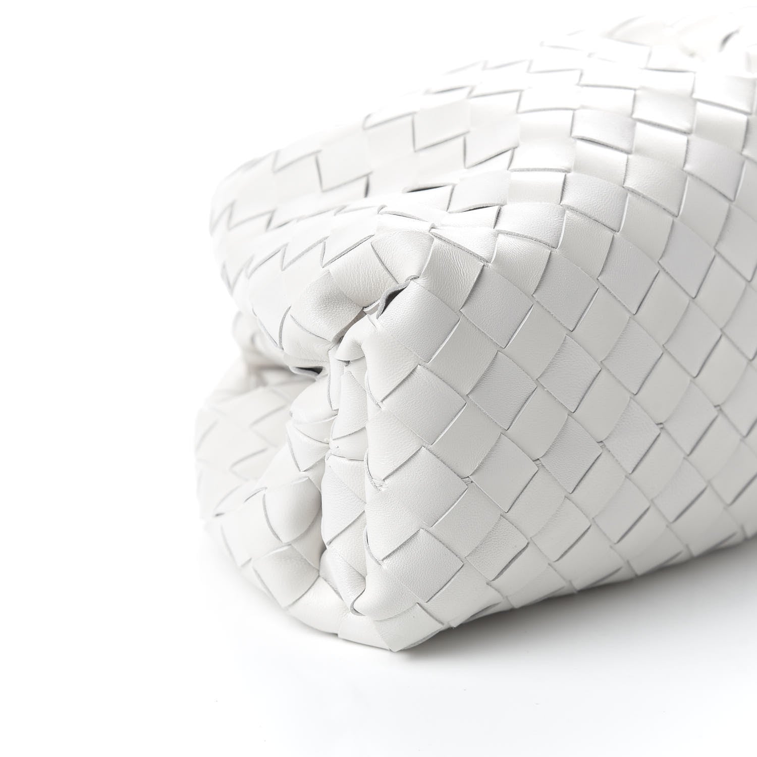 Bottega Veneta Nappa Maxi Intreccio The Pouch Oversized Clutch Plaster 6 of 9