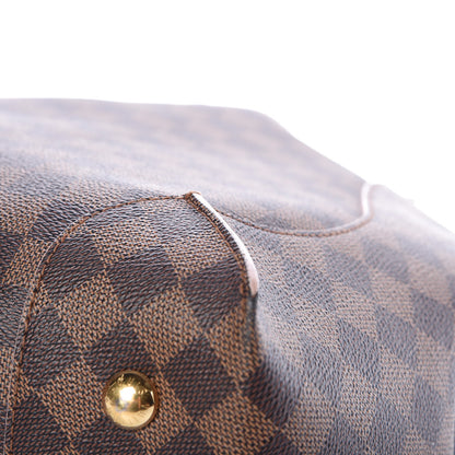 Louis Vuitton Damier Ebene Caissa Hobo Rose Ballerine 16 of 16