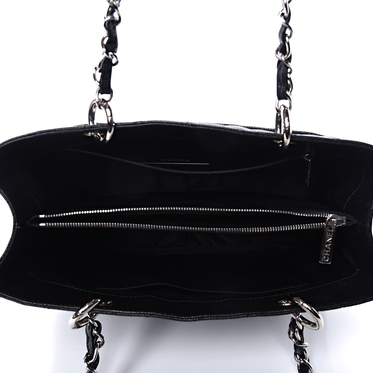 Chanel Caviar Quilted Grand Shopping Tote GST Black 5 of 14