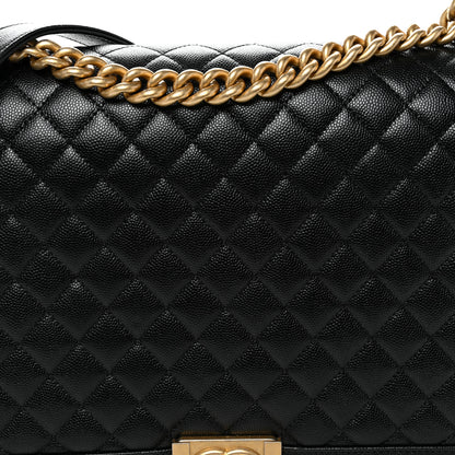 Chanel Caviar Quilted Large Boy Flap Black 8 of 10