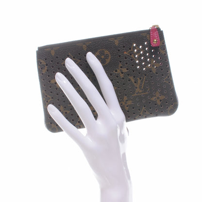 Louis Vuitton Monogram Perforated Pochette Plat Fuchsia 2 of 5