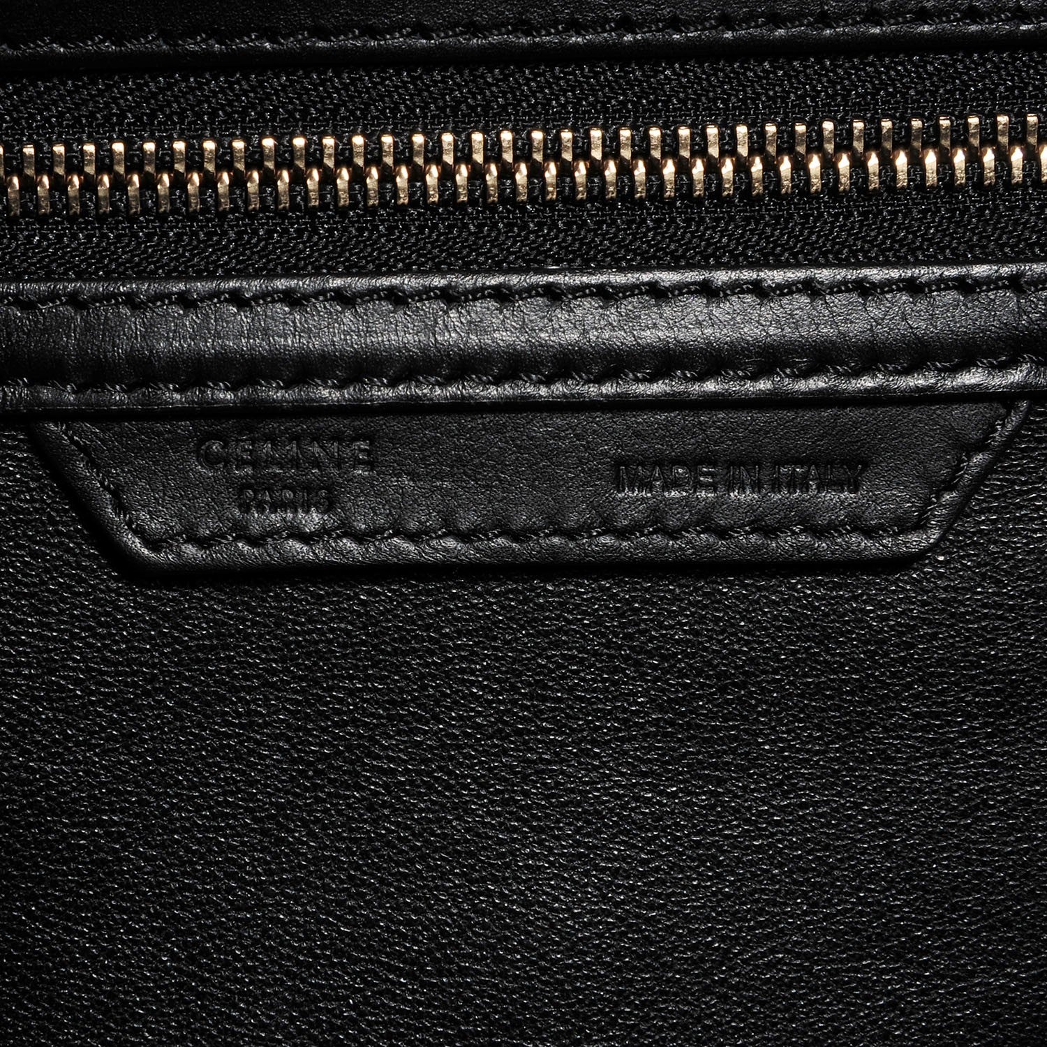 Celine Smooth Calfskin Mini Luggage Black 6 of 7