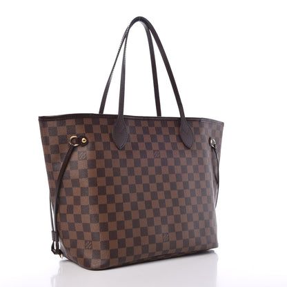 Louis Vuitton Damier Ebene Neo Neverfull MM Rose Ballerine 3 of 10