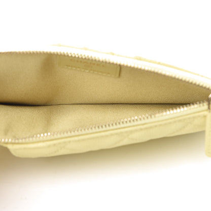 Chanel Iridescent Caviar Quilted Classic iPhone Pouch Yellow 5 of 8