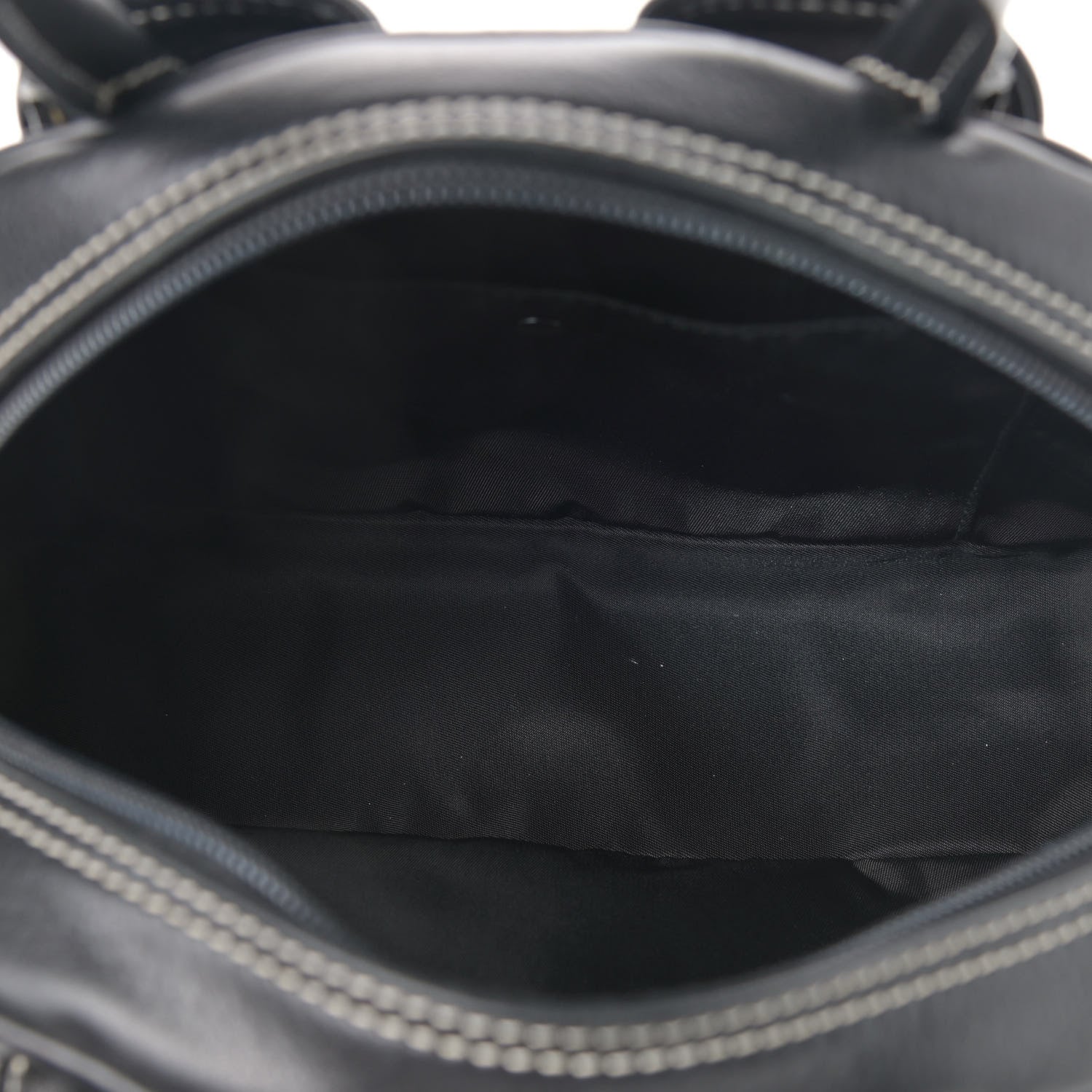 Christian Dior Calfskin Saddle Bowler Black 5 of 13