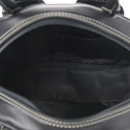 Christian Dior Calfskin Saddle Bowler Black 5 of 13