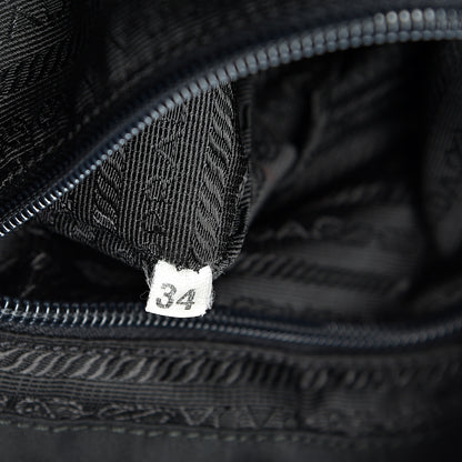 Prada Nylon Vela Medium Backpack Black 6 of 11