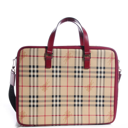 Burberry Haymarket Check Small Laptop Case Red 1 of 8