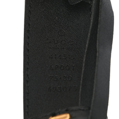 Gucci Calfskin Double G 30mm Belt 75 30 Black 5 of 10