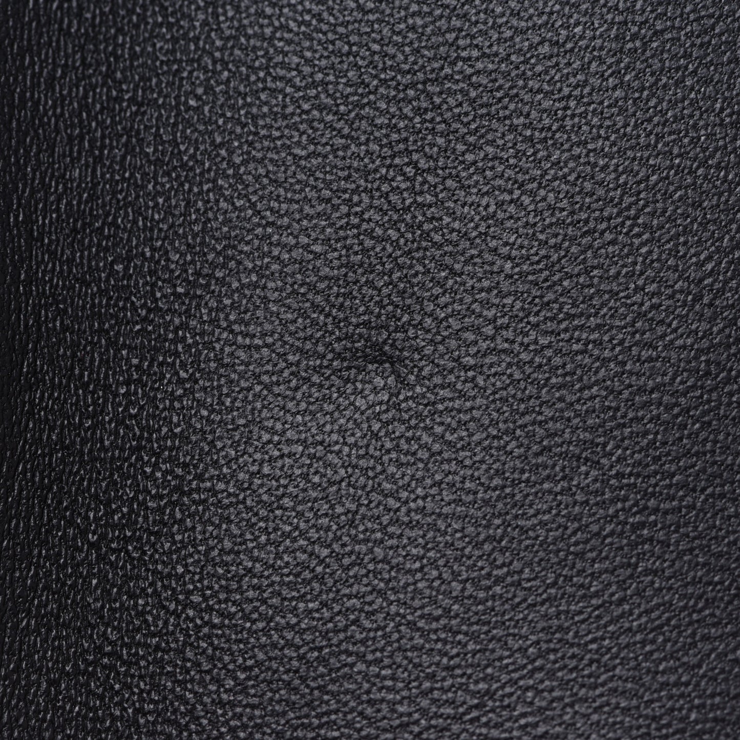 Metallic Goatskin Logo Mini Everyday Wallet Rose Fuchsia Black