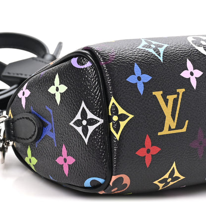 Louis Vuitton LV x TM Monogram Multicolor Nano Speedy Black 7 of 8