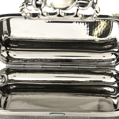 Alexander McQueen Metallic Knucklebox Clutch Silver 5 of 13