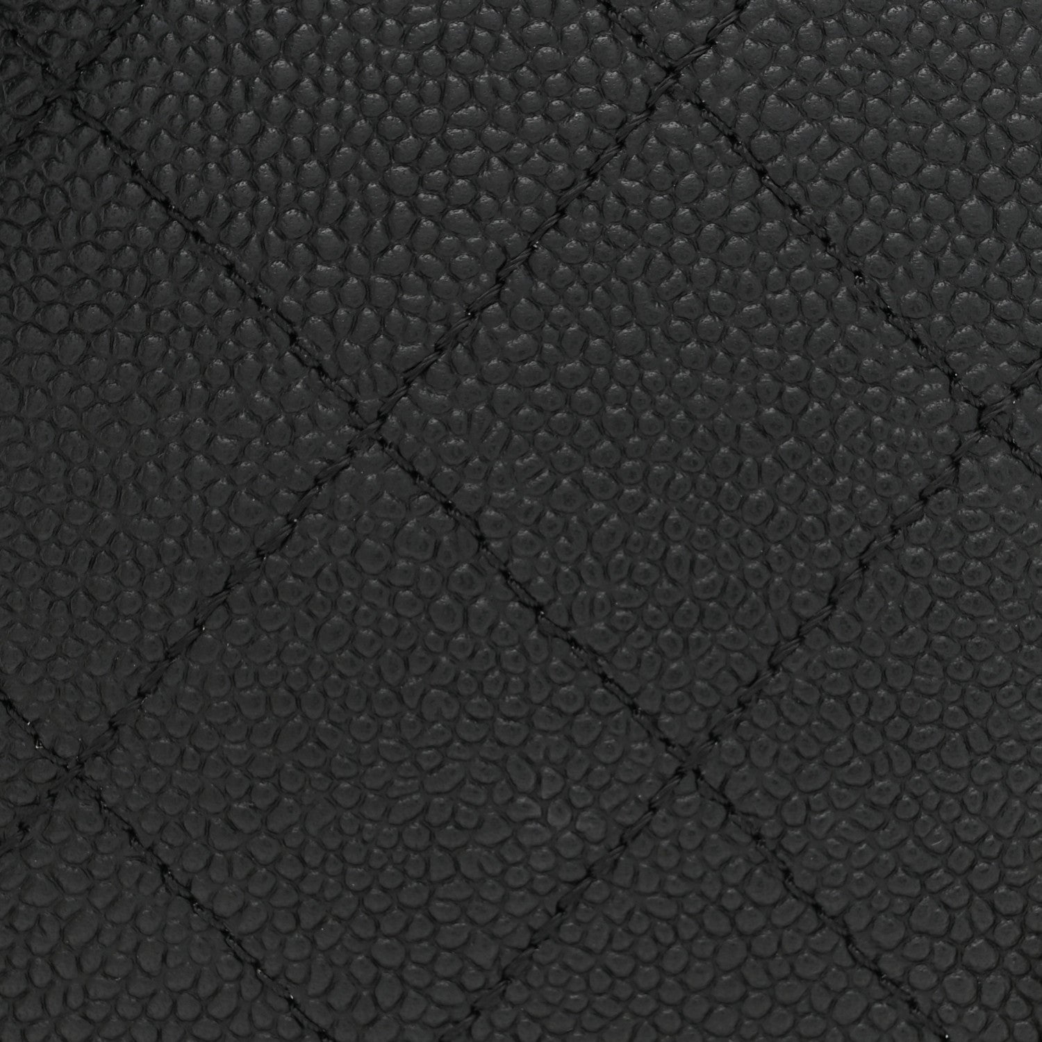 Chanel Caviar Diamond Stitched CC Medium Flap Bag Black 8 of 11