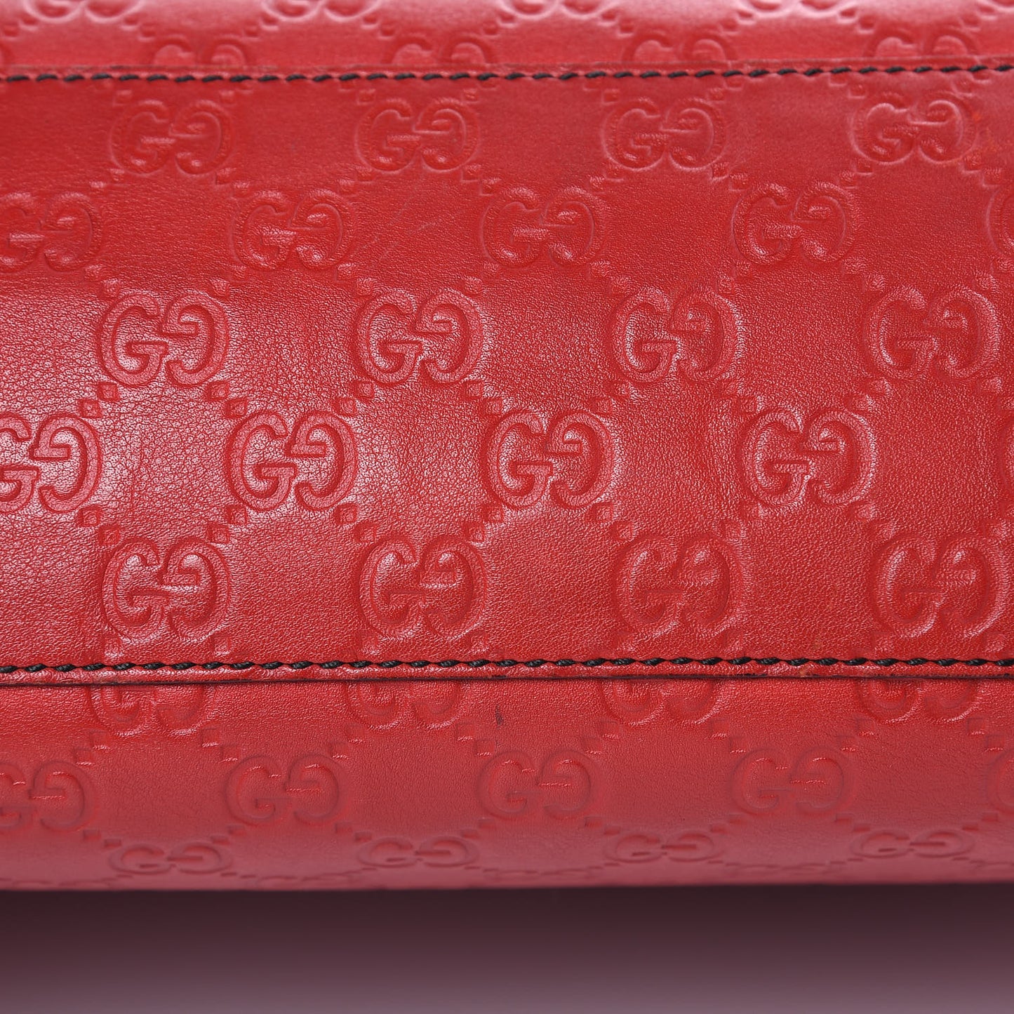 Guccissima Large Emily Chain Shoulder Bag Red