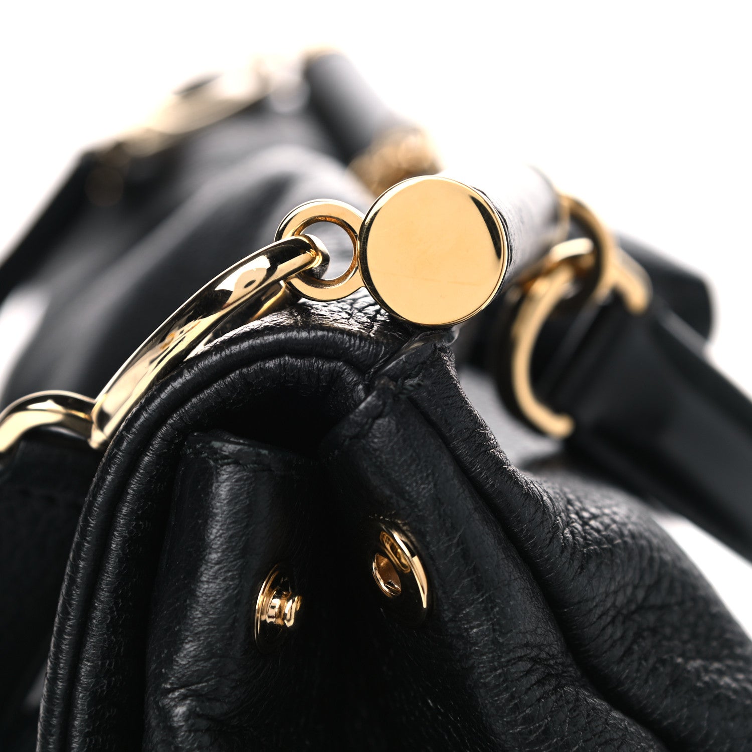 Dolce & Gabbana Grained Deerskin Large Miss Sicily Satchel Black 9 of 11