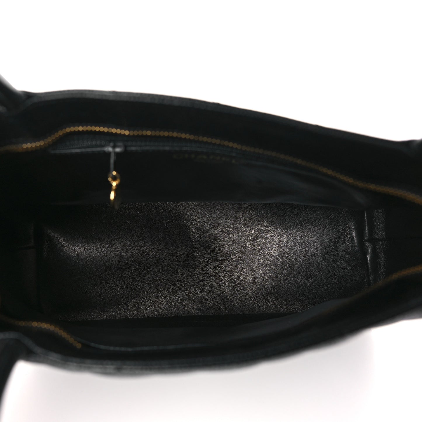 Caviar Quilted Medallion Tote Black