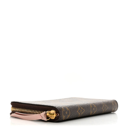 Louis Vuitton Monogram Clemence Wallet Rose Ballerine 4 of 7