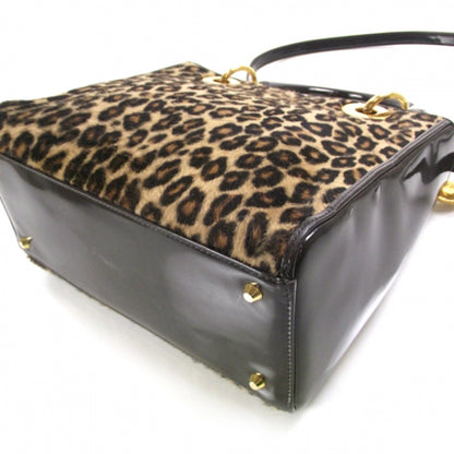 Christian Dior Pony Hair Leopard Print Medium Lady Dior 5 of 9