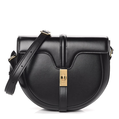 Celine Satinated Calfskin Besace 16 Black 1 of 12