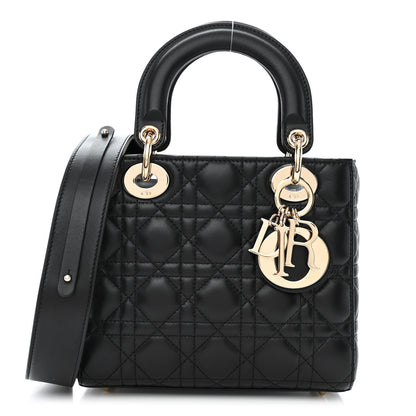 Christian Dior Lambskin Cannage Small My ABCDior Lady Dior Black 1 of 14
