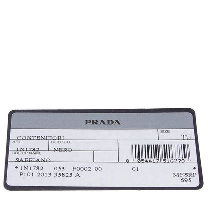 Prada Saffiano Sound Clutch Nero Black 8 of 12