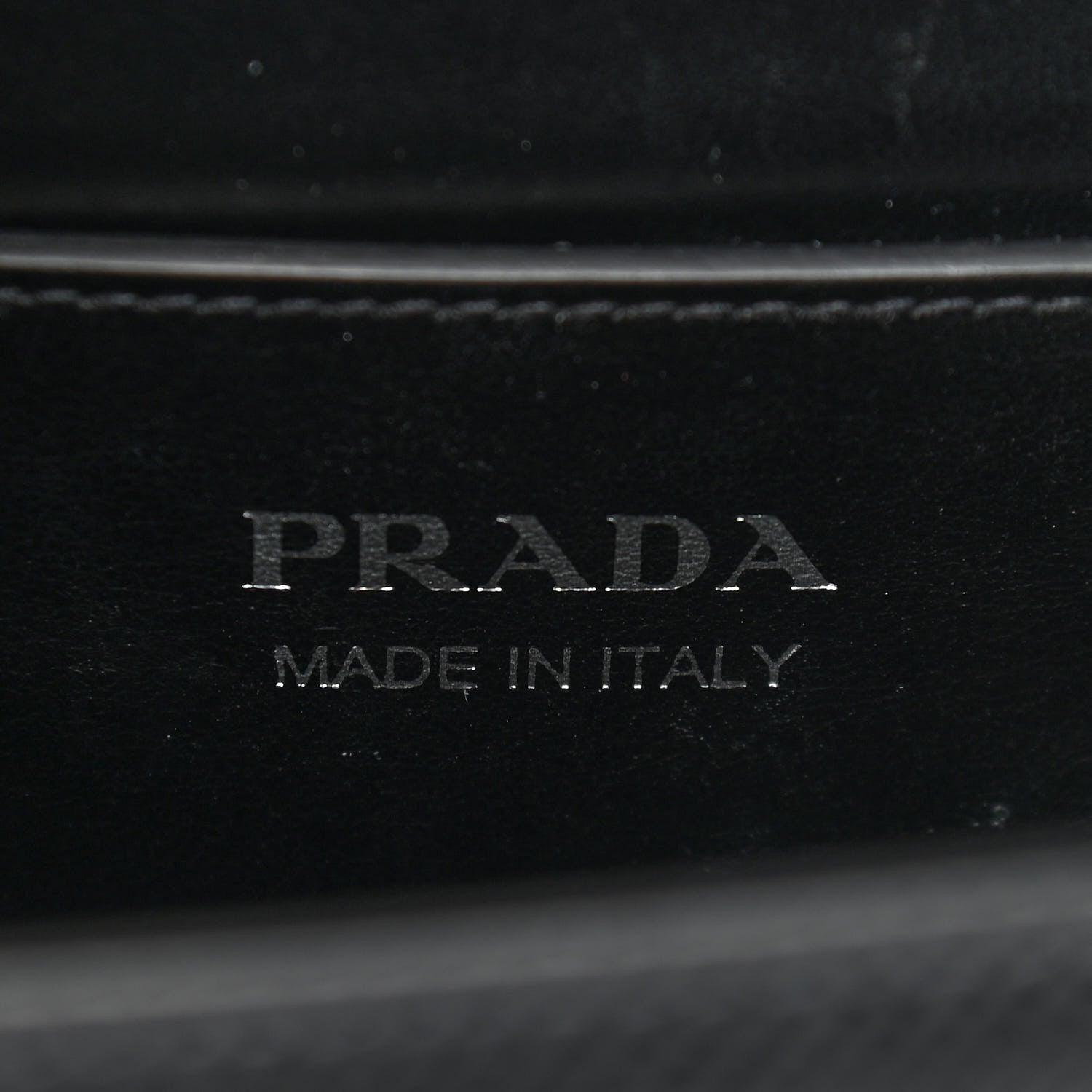 Prada Saffiano Cuir Calfskin Monochrome Robot Patches Envelope Flap Chain Shoulder Bag Black 6 of 8