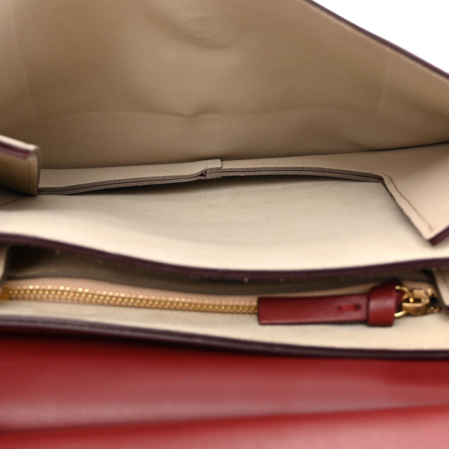 Calfskin Suede Medium Faye Shoulder Bag Plum Purple