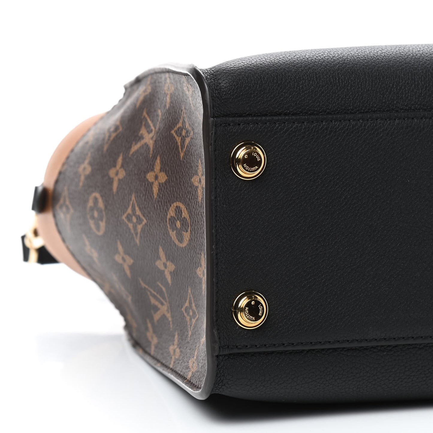 Calfskin Monogram On My Side Black