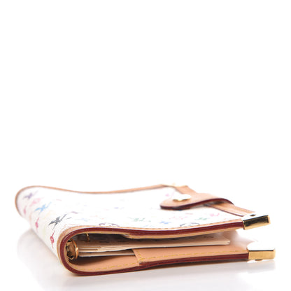 Louis Vuitton Monogram Multicolor Small Ring Agenda Cover White 4 of 10