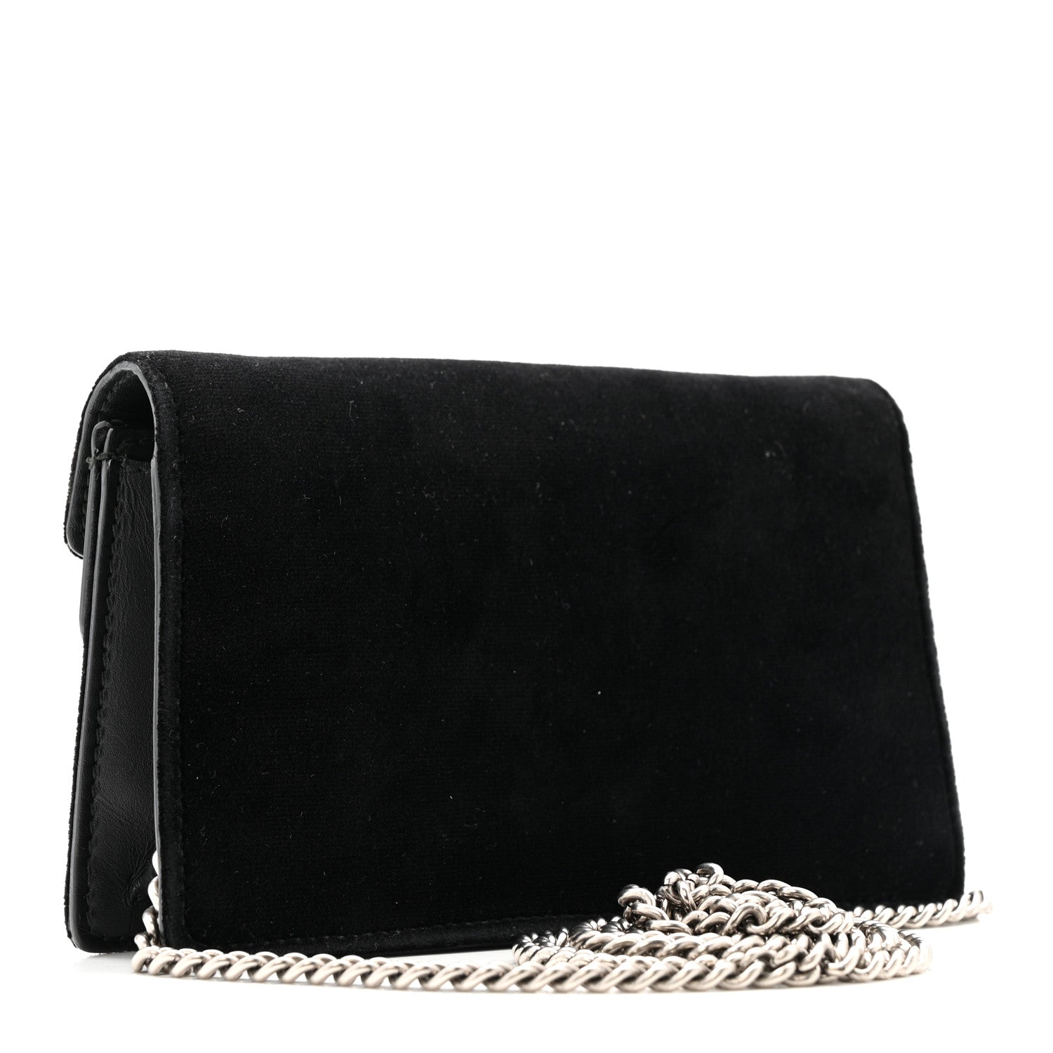 Gucci Velvet Super Mini Dionysus Shoulder Bag Black 3 of 12