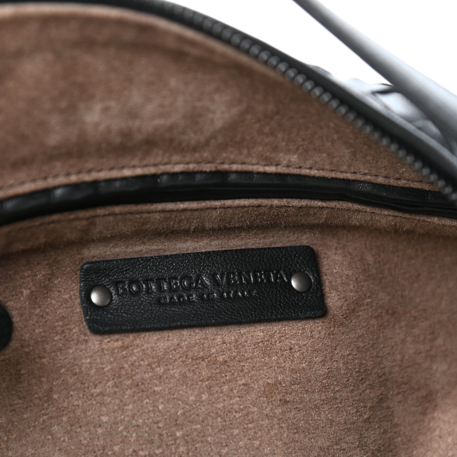 Bottega Veneta Nappa Intrecciato Medium Shoulder Bag Black 6 of 9
