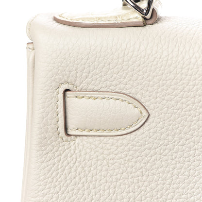 Hermes Matte Alligator Togo Kelly Retourne 28 Beton 15 of 41