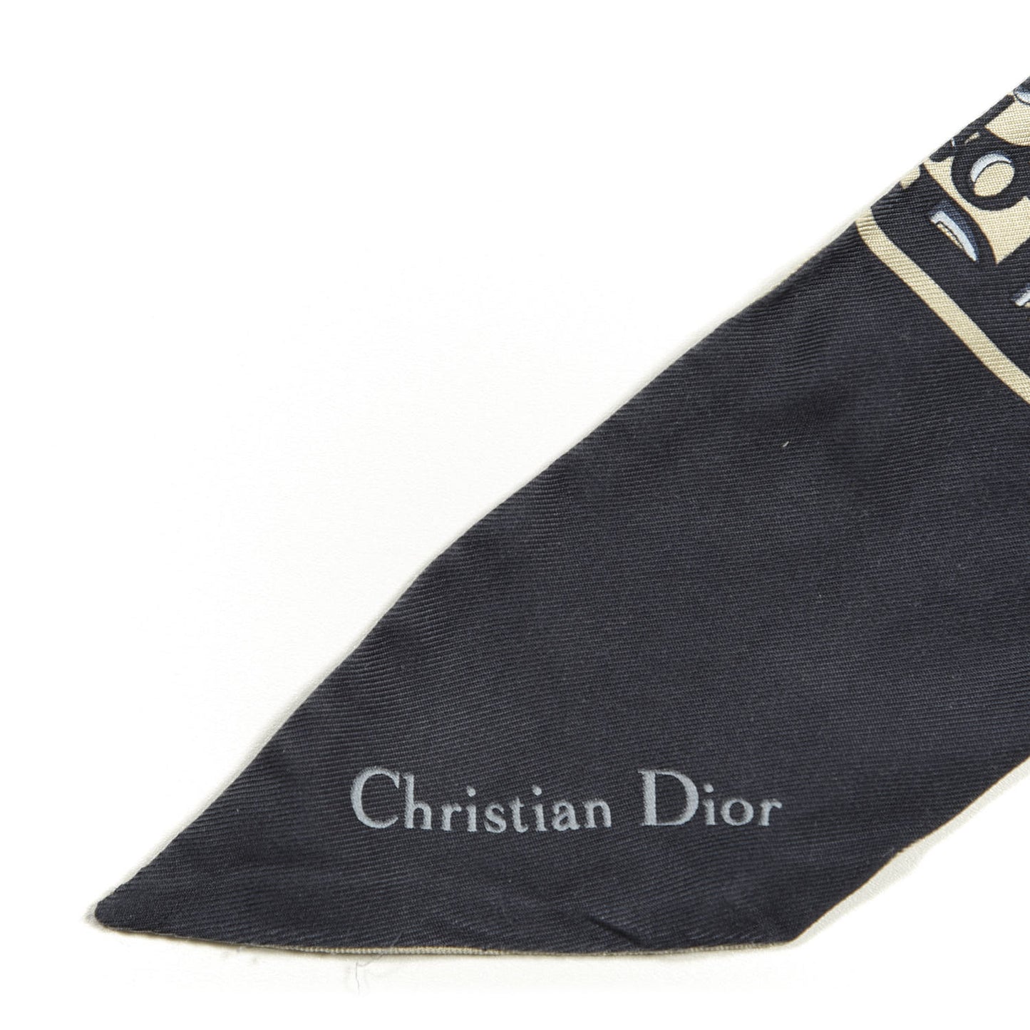 Silk Oblique Mitzah Scarf Blue