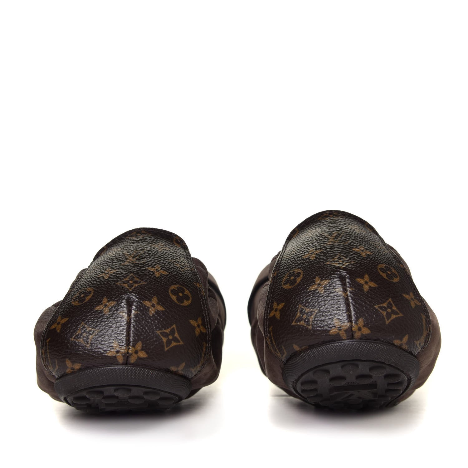 Louis Vuitton Iridescent Calfskin Monogram Lucky Ballerina Flats 41 Brown 10 of 14
