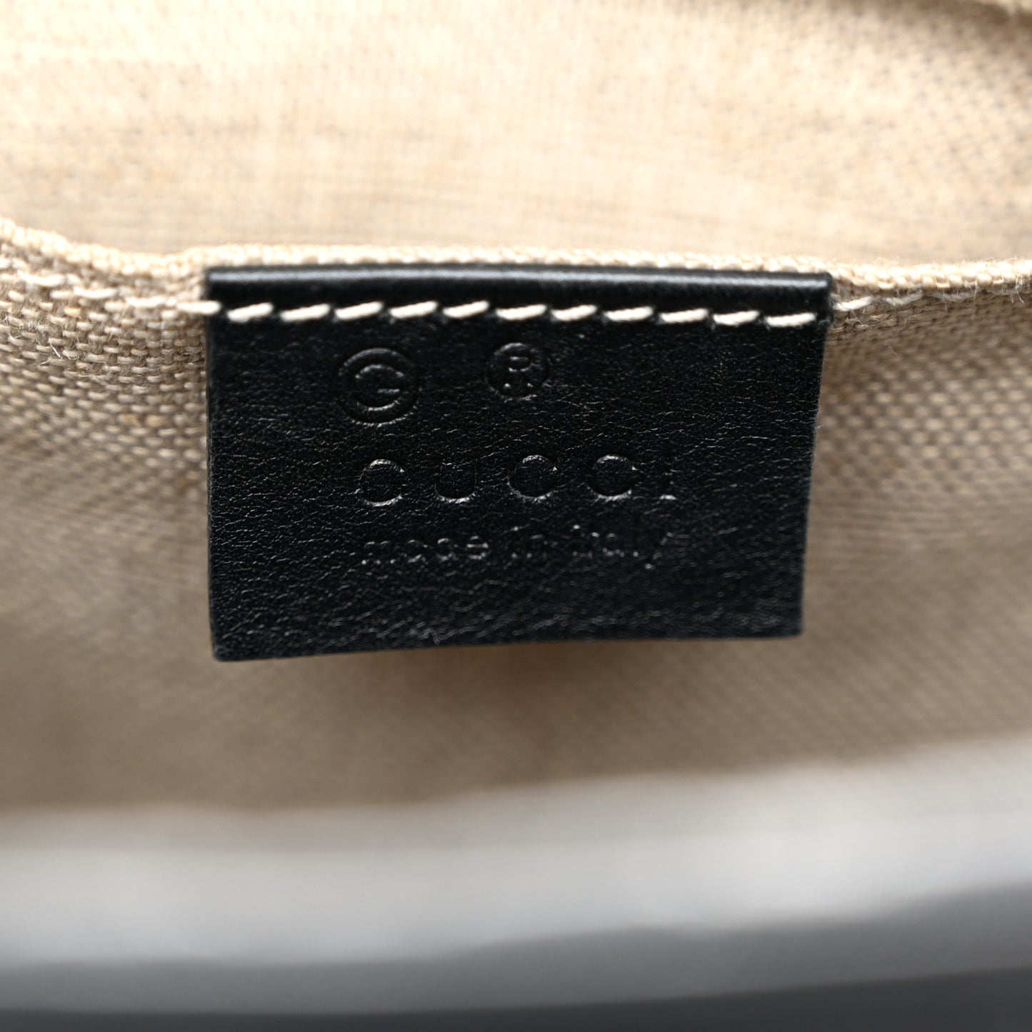 Microguccissima Mini Bree Messenger Bag Black